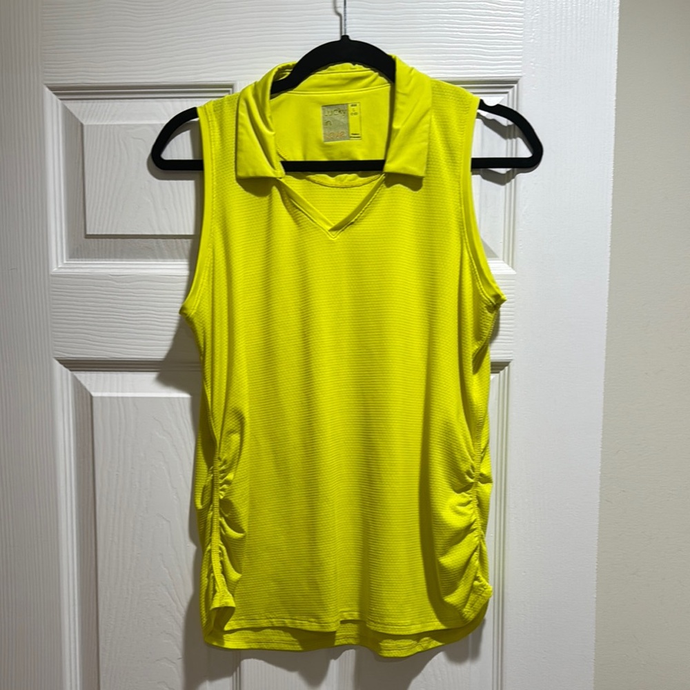 Yellow Sleeveless Women's Top